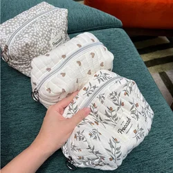 Large Capacity Portable Stroller Bag Women Handbags Toiletry Kits Floral Baby Diaper Bags for Mom Mommy Bag Nappy Organizer