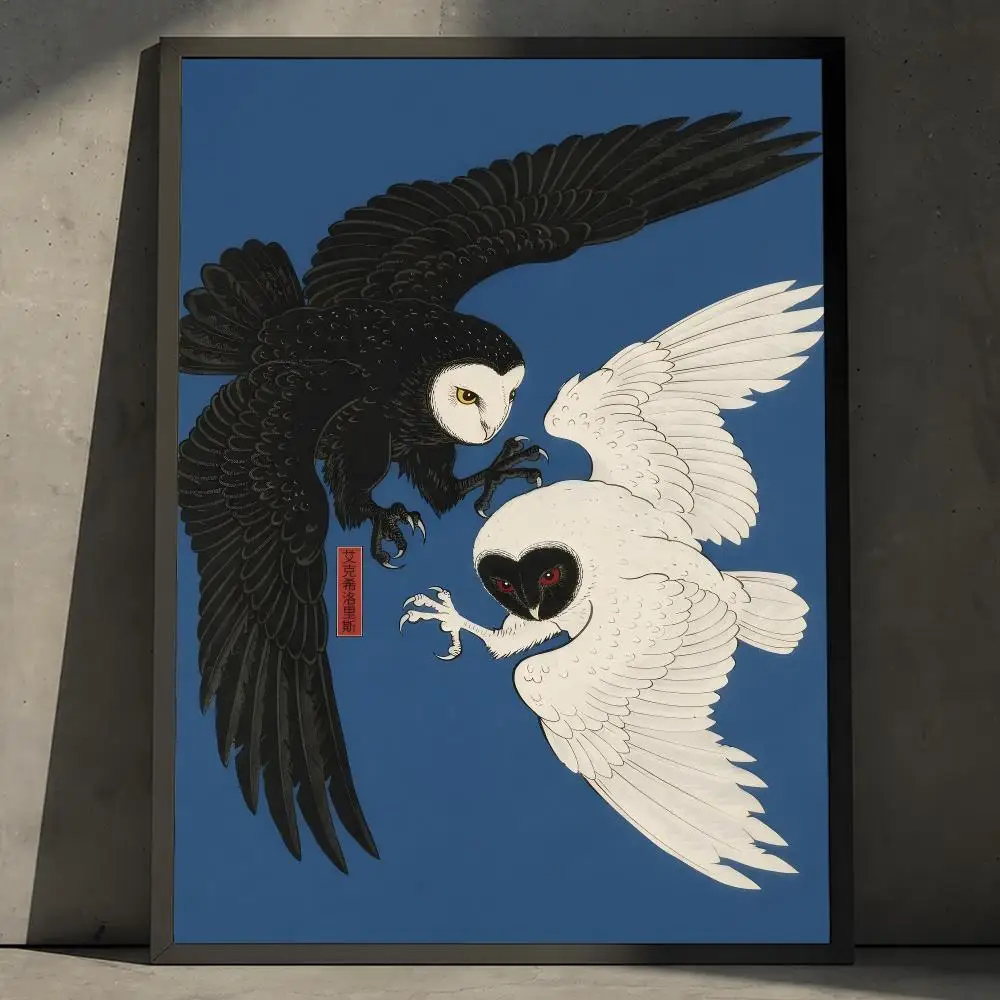 Ukiyoe ExSiloris Dark Japanisches Kunstposter, abnehmbares PP-Dekorationsposter, wasserabweisender Druck, für Wohnung, Wohnheim, Büro, Café, Geschenk – Detail 12