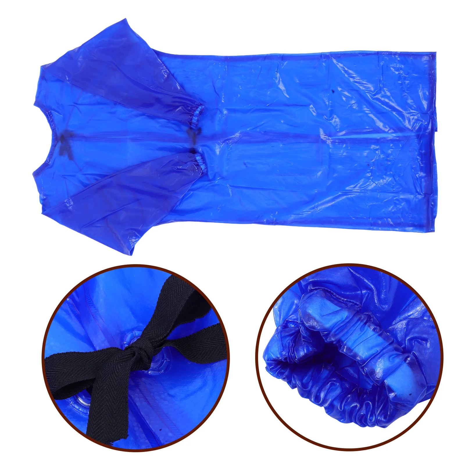 

Waterproof Oil-Resistant Long Sleeve Workwear Thick Protective Apron Unisex Industrial Slaughterhouse Lab Workwear Heavy-Duty