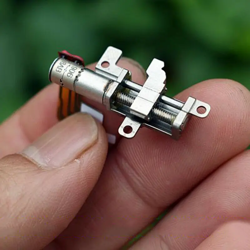 Mini 5mm Planetary Gearbox Gear Stepper Motor 8mm Stroke Linear Actuator 2-phases 4-wires Precision Stepping Motor Ball Bearings