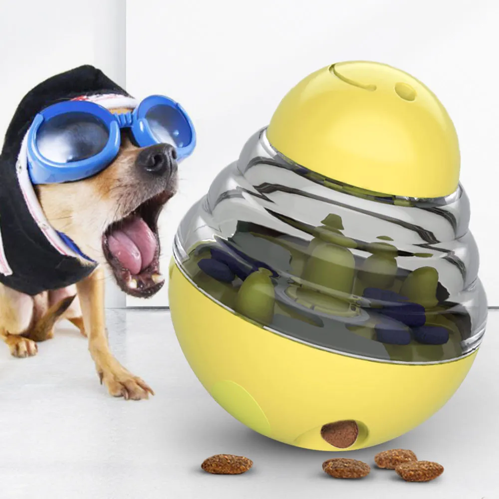 

2024 New Products Dog Interactive Pet Toys Dog IQ Food Leakage Puzzle Slow Treat Ball Tumbler Toy