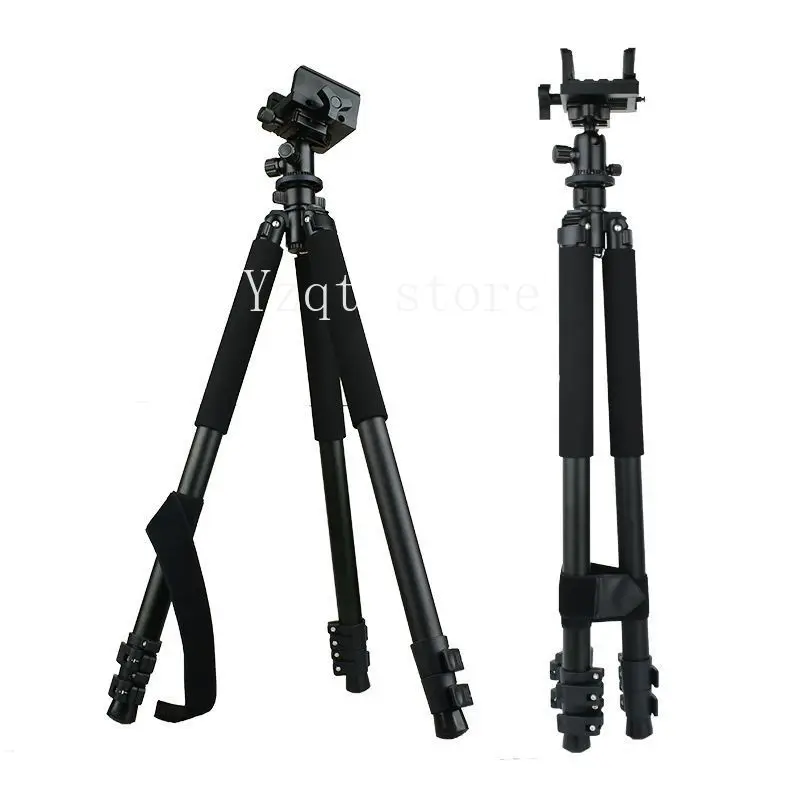 New 340 Aluminum Alloy Outdoor Stand Height 1.7 Hunting Support Three Section Telescopic Tripod