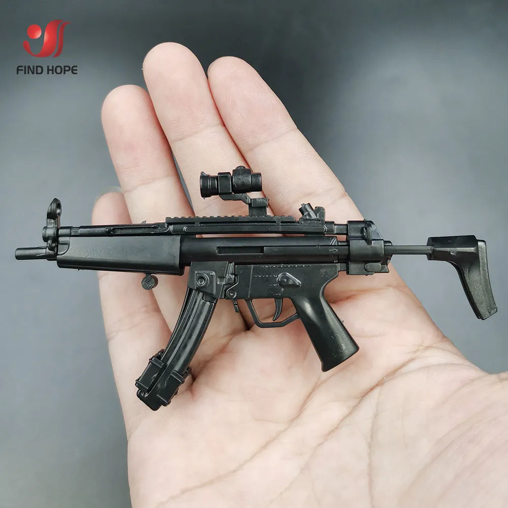 1/6 Scale 4D HK MP5 Submachine Toy Gun Model Puzzles Building Bricks Weapon Military For 12\'\'Action Figure