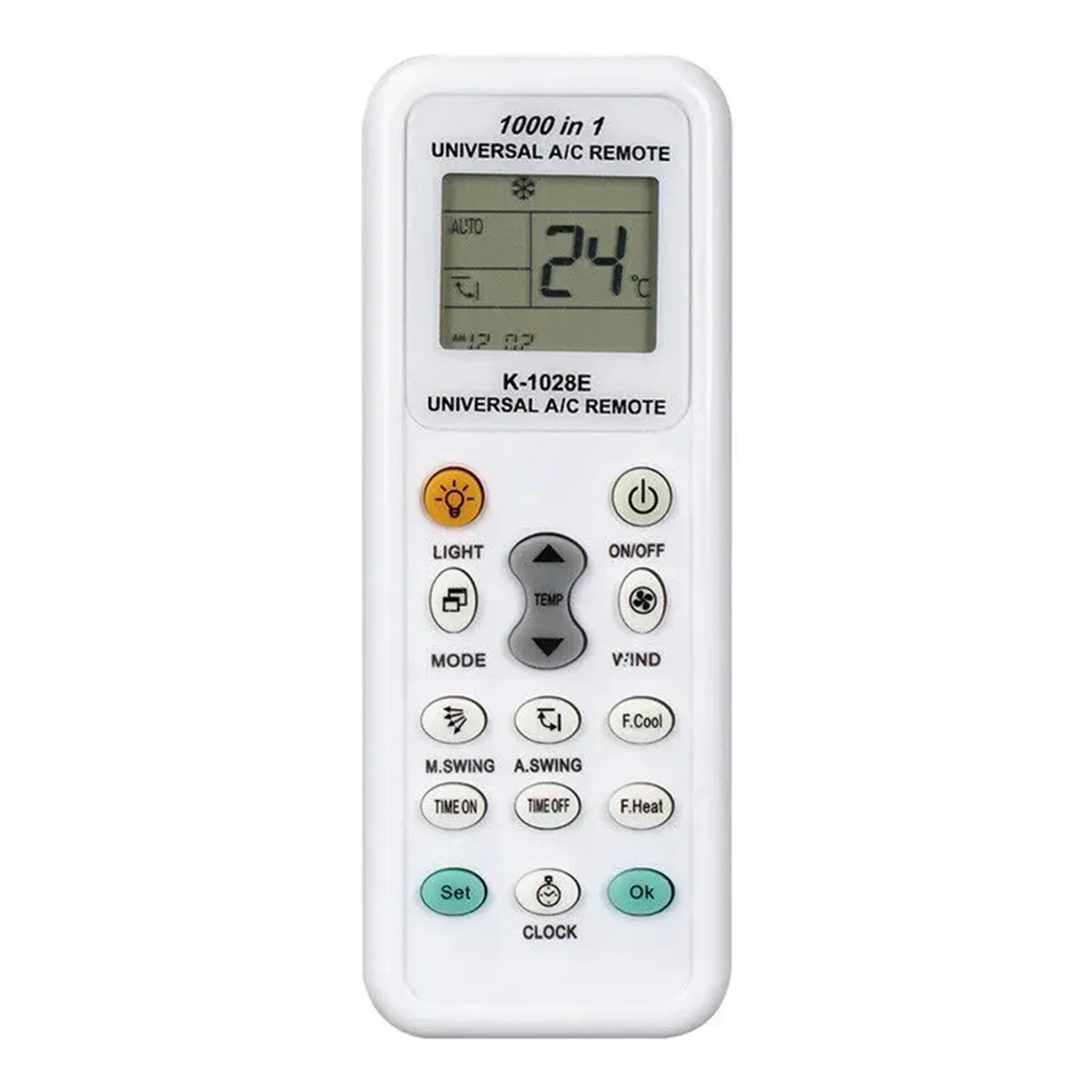 Y23A K1028E 1000 in 1 Universal Remote Control LCD Controller for Air Conditioner Low Power Consumption Remote Controller