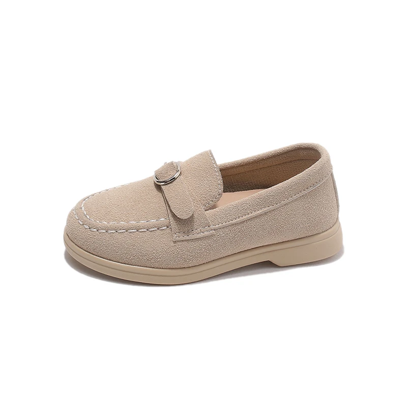 

Kids Soft Sole Driving Moccasins Fall 2026 Boy's Brown Leather-Look Loafers Kid's School & Performance Shoes (EU 21-35)