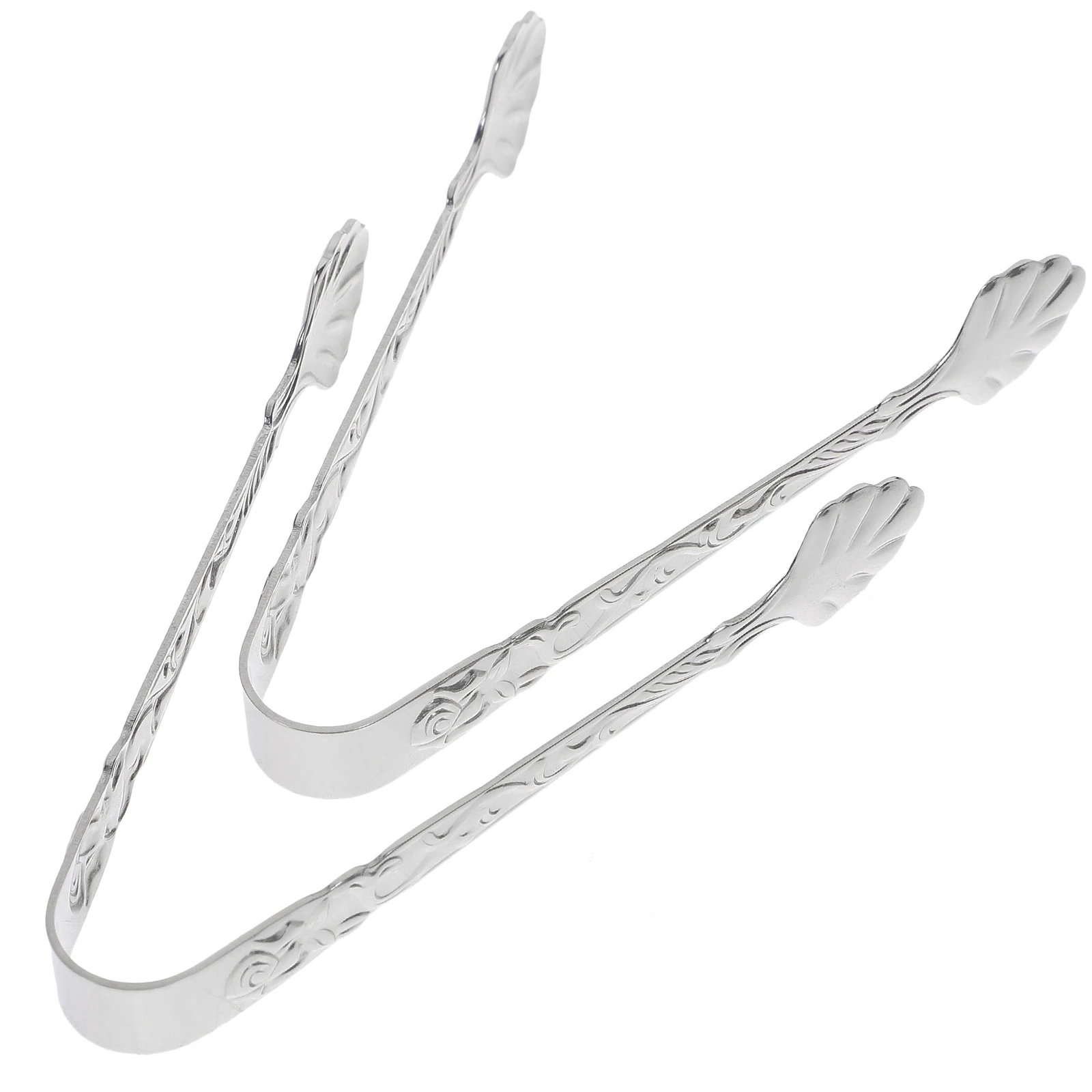 

2 Pcs Sugar Clips Kitchen Ice Cube Stainless Steel Sugar Tongs Clips Gadgets Foods Tongs Food Serving Tools