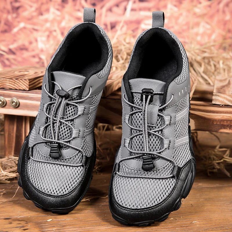 

Men's Shoes Sneakers Wide Toe Barefoot Casual Wide Last Fashionable Canvas Black Flat Board Shoes Breathable Mesh Men's Shoes