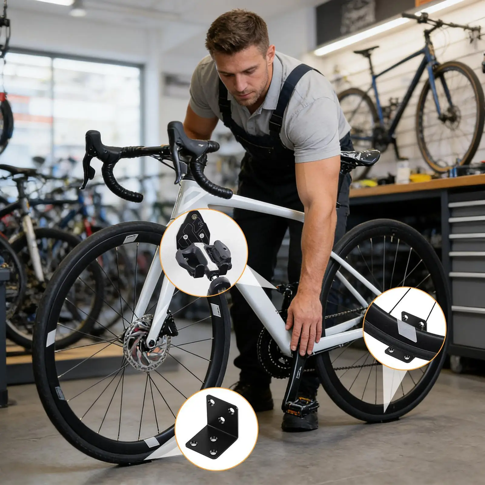 

Настенный регулируемый держатель для велосипеда, экономящий место, крюк для велосипеда, настенная велосипедная стойка для использования в помещении, квартире, гараже, магазине, на горной дороге, дома, для велоспорта