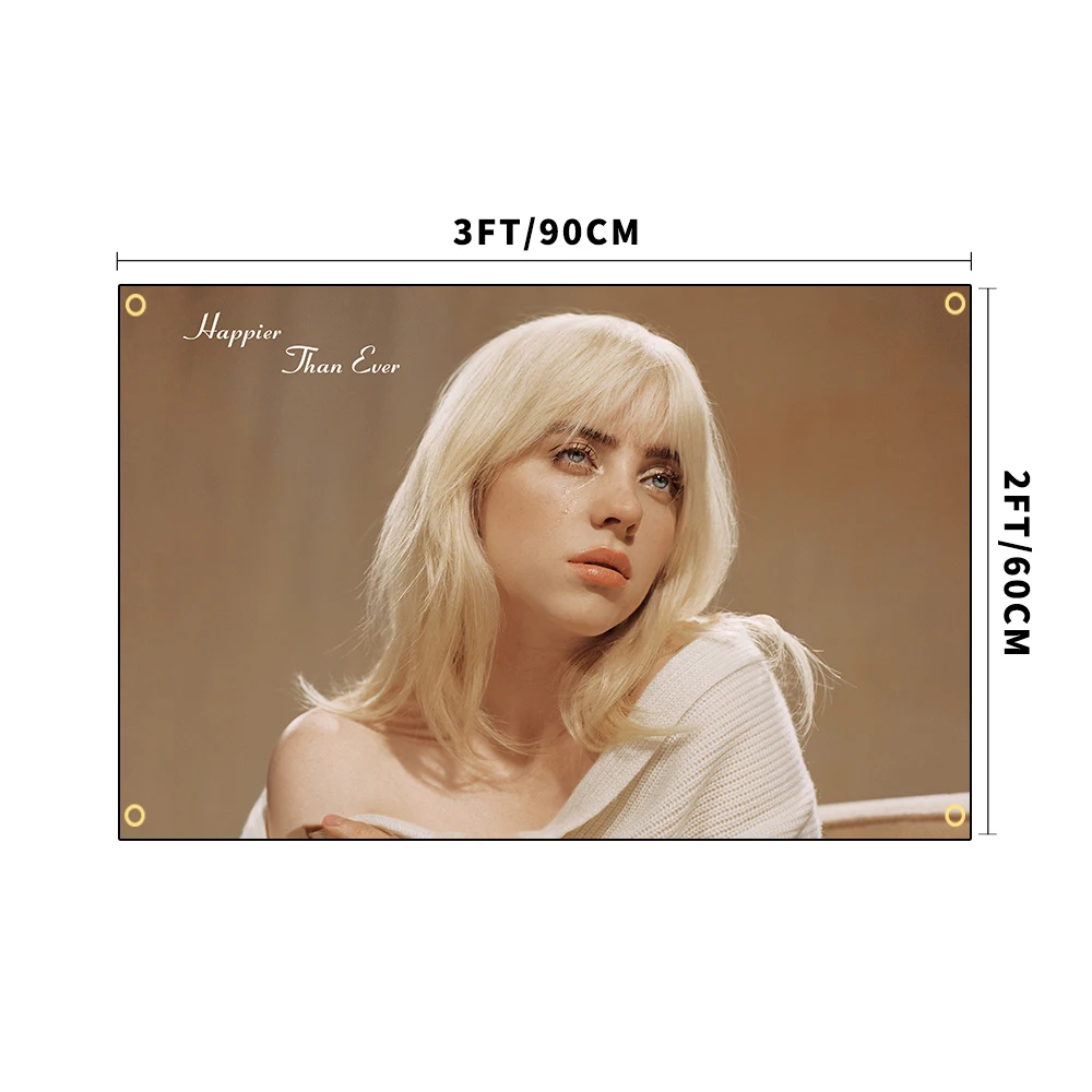 60x90 سنتيمتر 90x150 سنتيمتر أسر من أي وقت مضى أعلام ألبوم الموسيقى العلم الرجال كهف نسيج حائط مع جروميت نحاسي مناسبة للجامعة