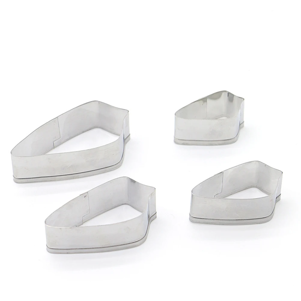 

8pcs Biscuit Molds Cookies Pressure Petal Silver DIY Cookie Dough Fondant Fruit Bread Sandwich Chocolate