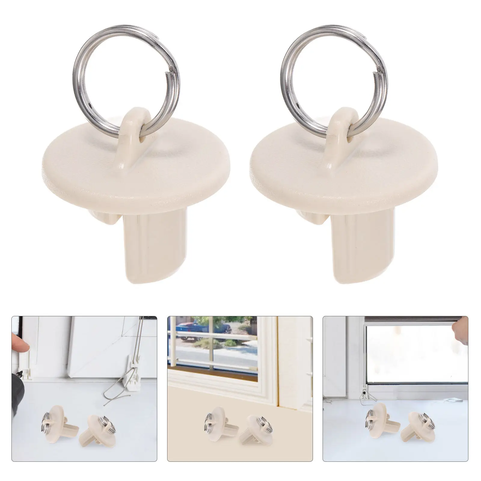 2Pcs Sunshade Accessories Replacement Parts High Strength Pom Roller Shutter End Caps Indoor Outdoor Windproof Plug Stopper
