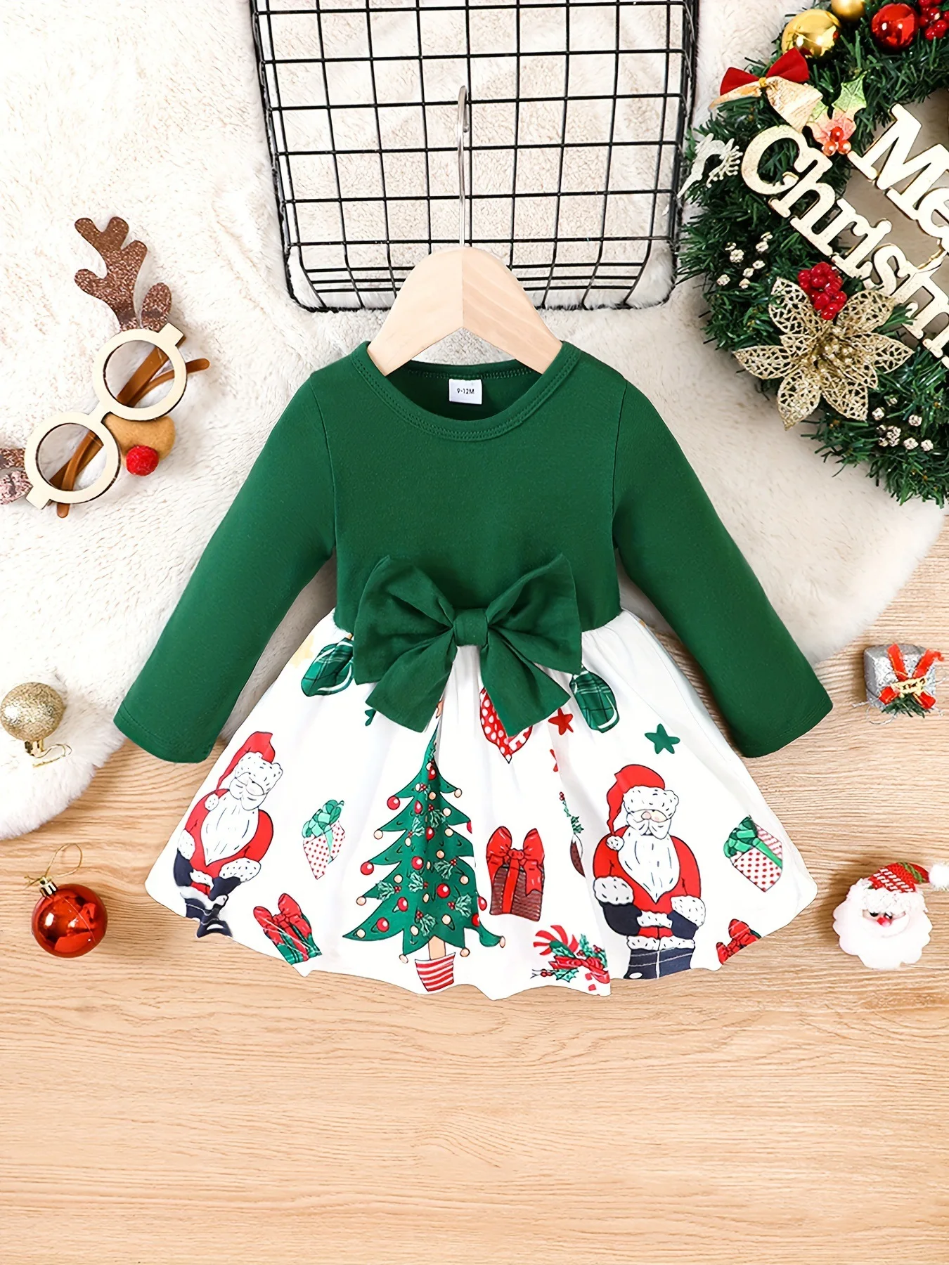 Prowow 2026 New Year Baby Dresses Patchwork Santa Claus Print Red Christmas Dresses For Girls Newborn Baby Christmas Costume - AliExpress 1501 Prowow 2026 New Year Baby Dresses Patchwork Santa Claus Print Red Christmas Dresses For Girls Newborn Baby Christmas Costume - AliExpress 1501