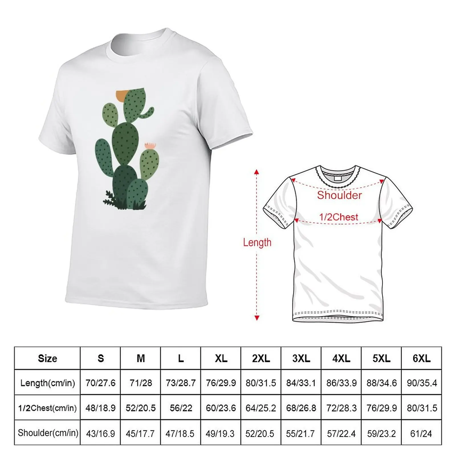 Cat and Plant 3: Cat-tus T-Shirt printed t shirts for man t shirts for man pack white man t shirt luxury T-shirt