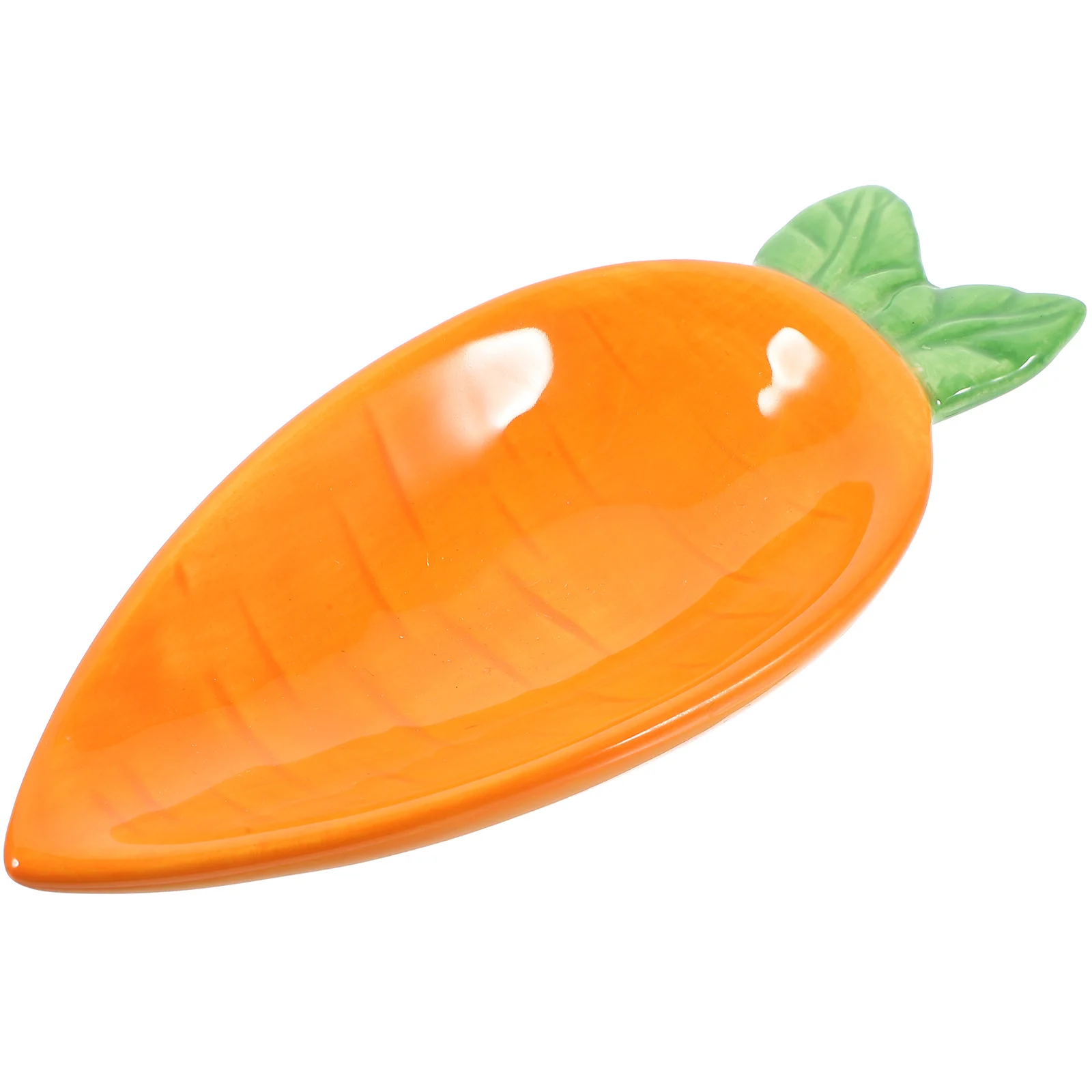 

Carrot Shaped Sauce Bowl Aluminum Plate Appetizer Filter Soy Dishes Side Kimchi Ceramics Sushi Condiment Toddler Dessert