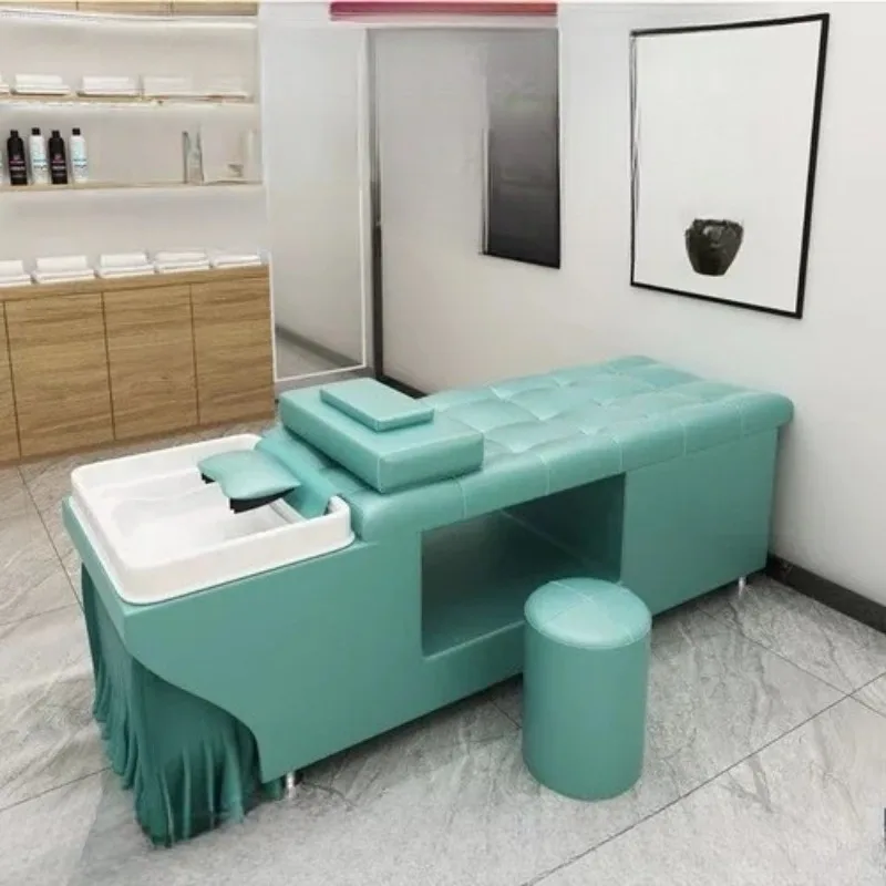

Thai Intelligent Water Cycle Armchairs Professional Hairdresser Washing Machine Head Spa Shampoo Chair Makeup Chaise Coiffure