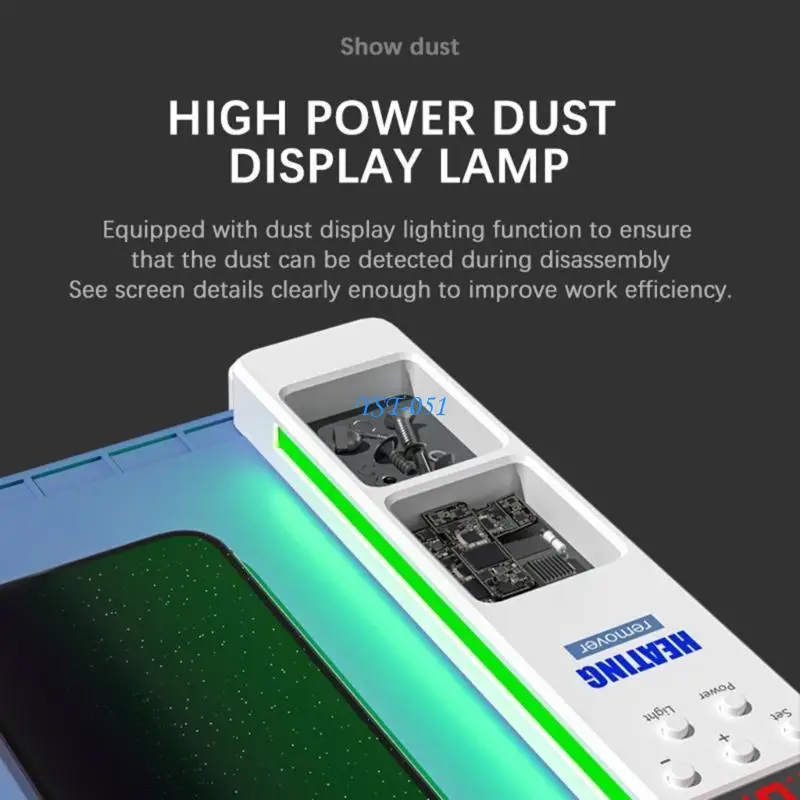 

E15A 16inch LCD Separator Silicone Preheating Pad 120℃ for Phones Tablet Display Disassembly Heating Table Repair Tool