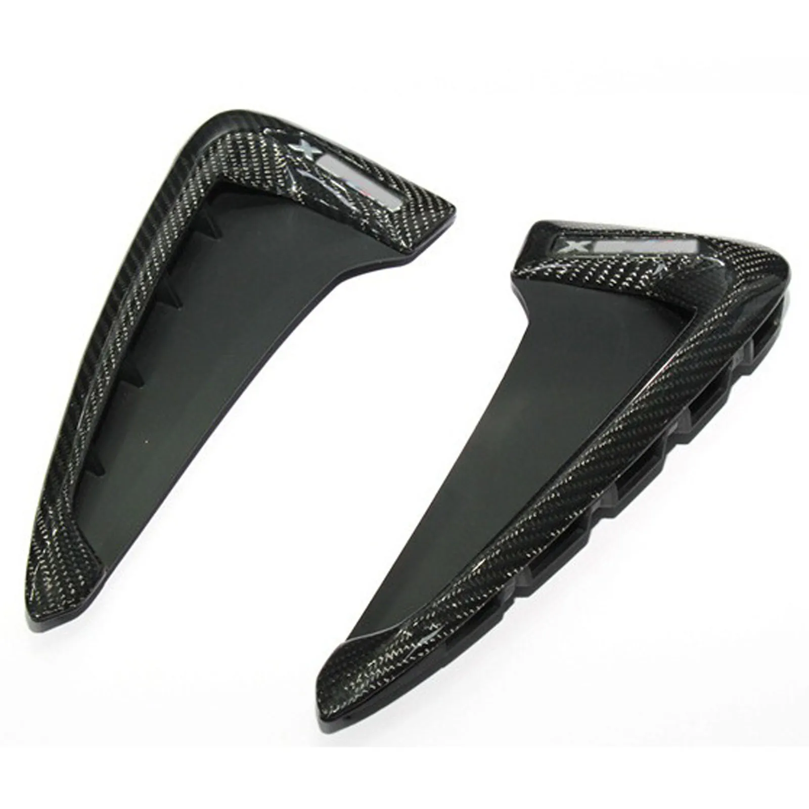 

Carbon Fiber Pattern Side Fender Vent Trim Cover For BMW F15 X5 F85 SUV 2014-018