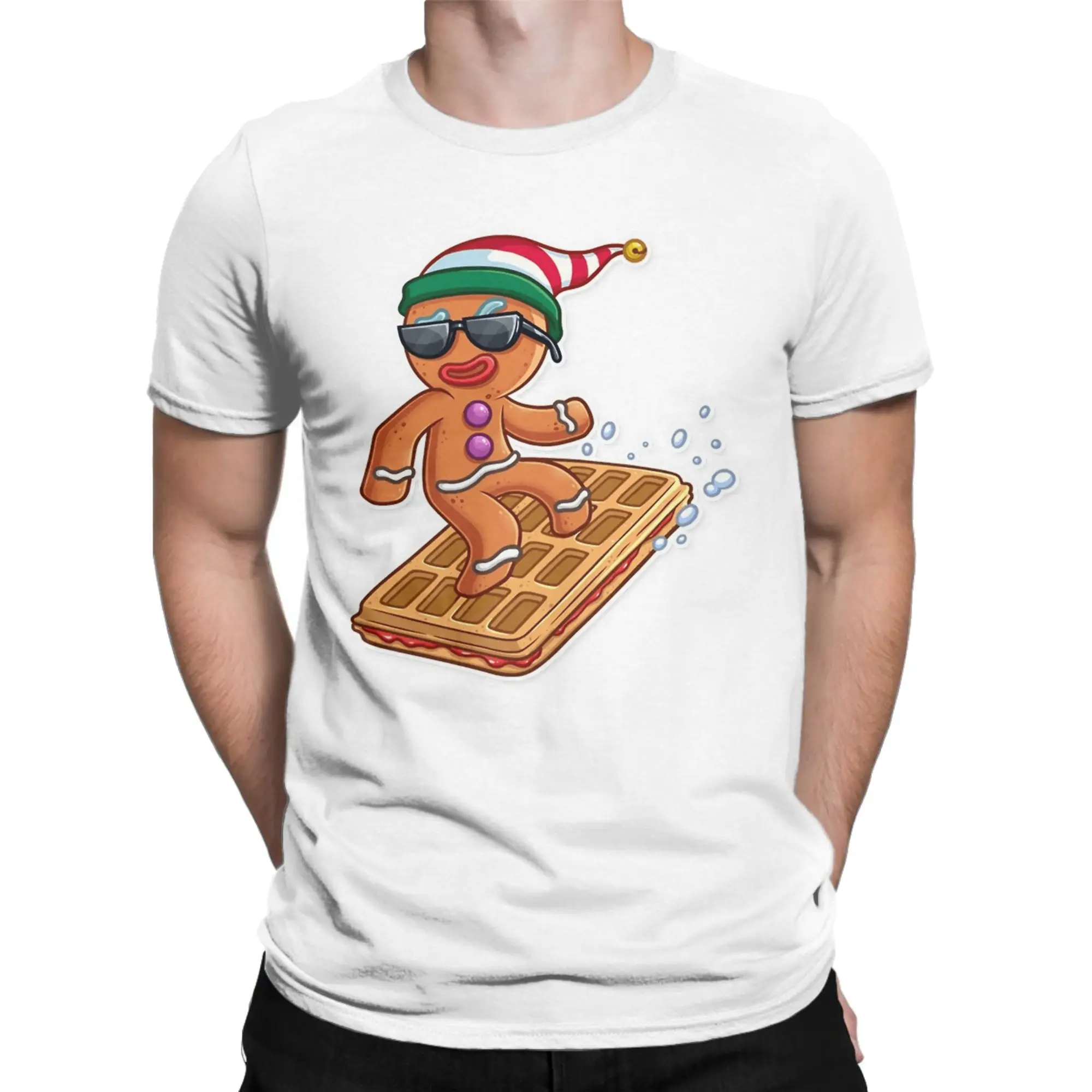 

Футболка Shrek Gingy, эстетические футболки из 100% хлопка для пары, летняя модная футболка с круглым вырезом, дешевые топы большого размера