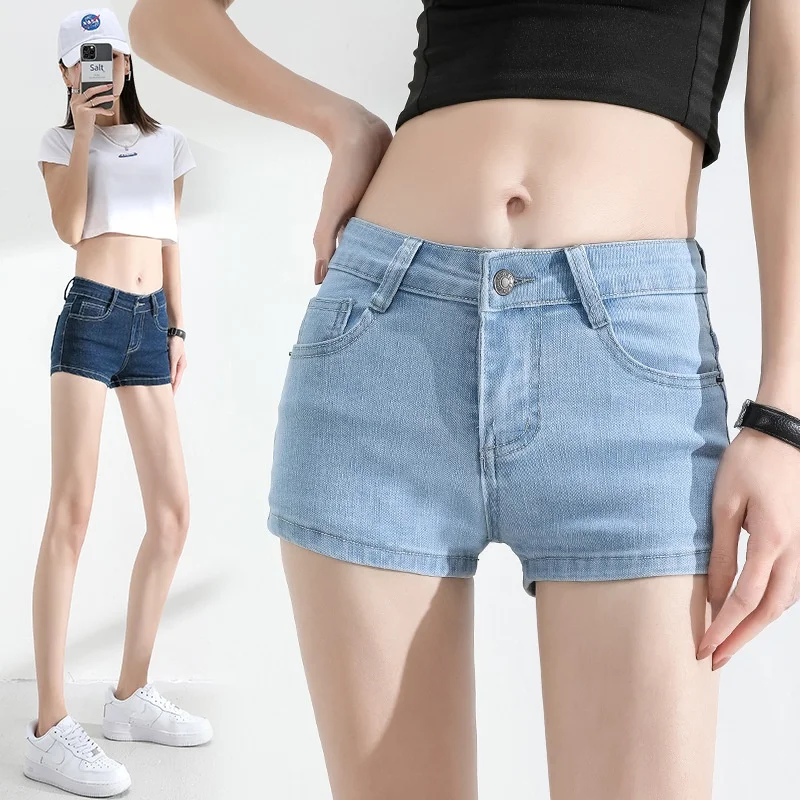 

Low Waist Jeans 2026 Summer Fashion Trousers Straight Leg Cotton Stretch Denim Pants for Teenage And Young Women