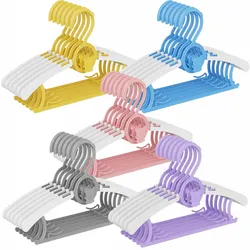 20 Pack Baby Hangers for Nursery Closet,Kids Baby Clothes Hangers Space Saving Adjustable Non-Slip Toddler Infant Clothes Hanger