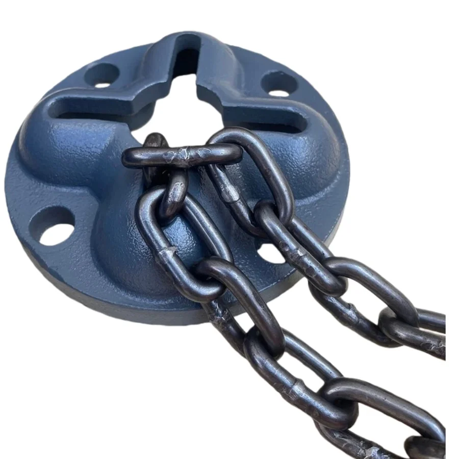 Lot 2 Auto Body Floor Anchor Pot Set DIY 10 Ton Hold Chain Slots In Ground Slot