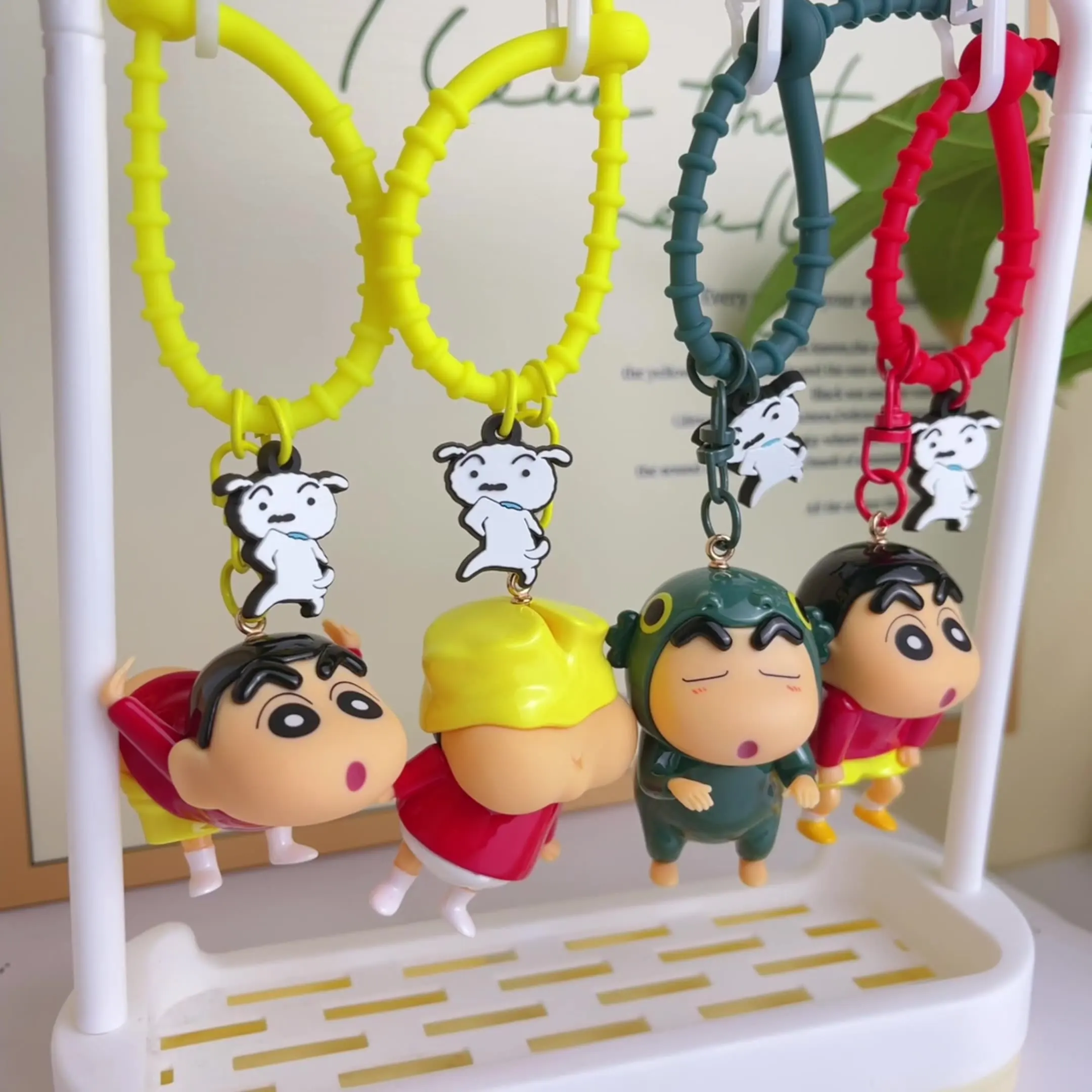 

Cute Crayon Shin-chan Keychain Cartoon Pajama-Style Shin-chan Keychain Crane Game Toy Keychain Gift For Girls