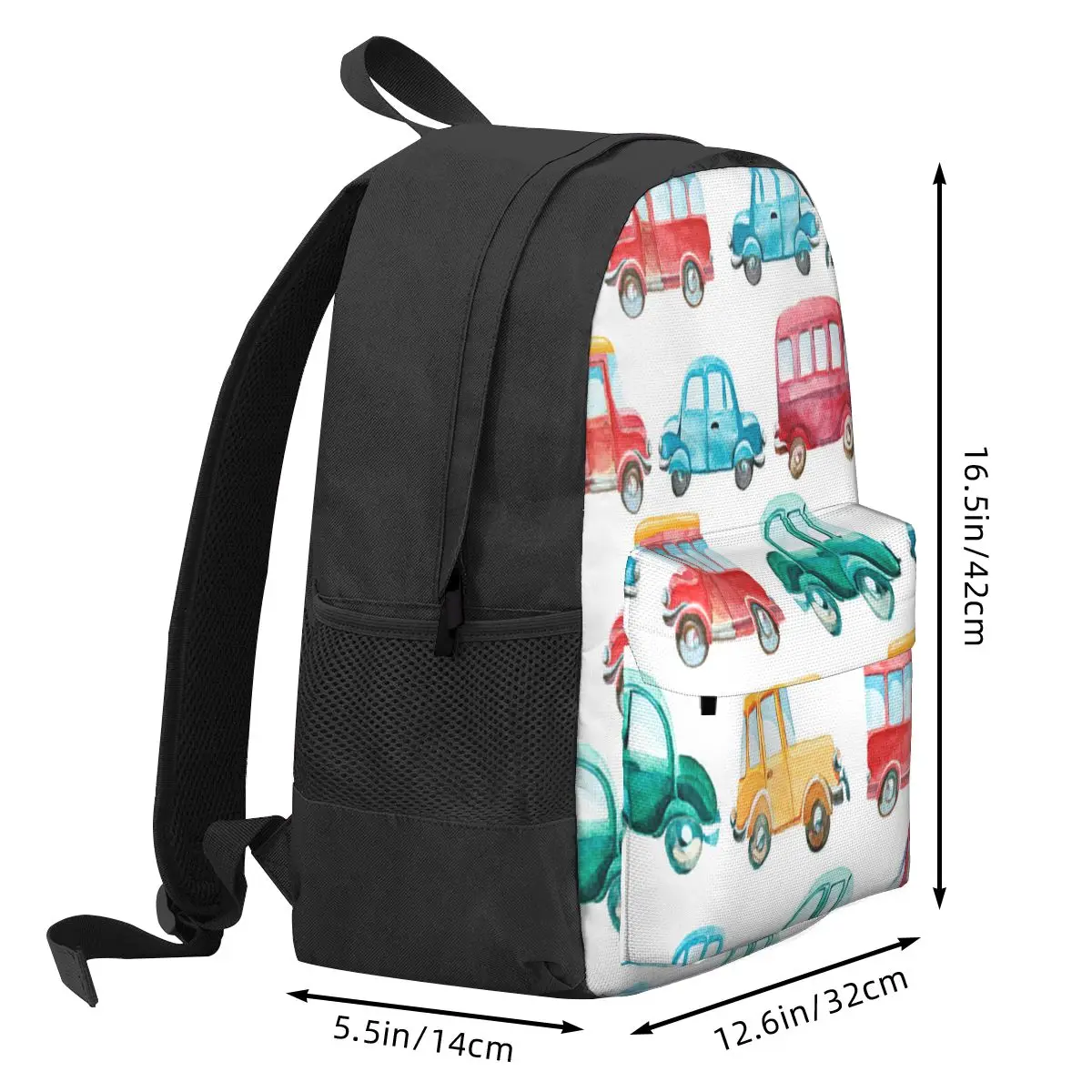 Cartoon Car Backpack Men\'s Outdoor Waterproof Travel Bag Small Camping Fishing Hunting Backpack