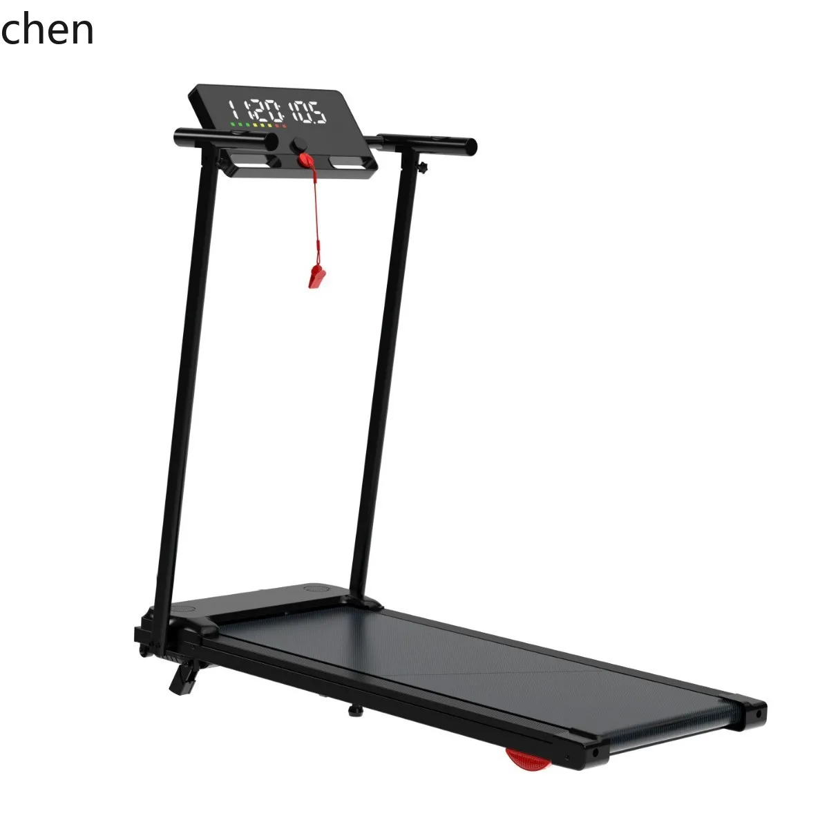 ZML Home Treadmill Flat Walking Machine Small Simple Portable Foldable Indoor Treadmill