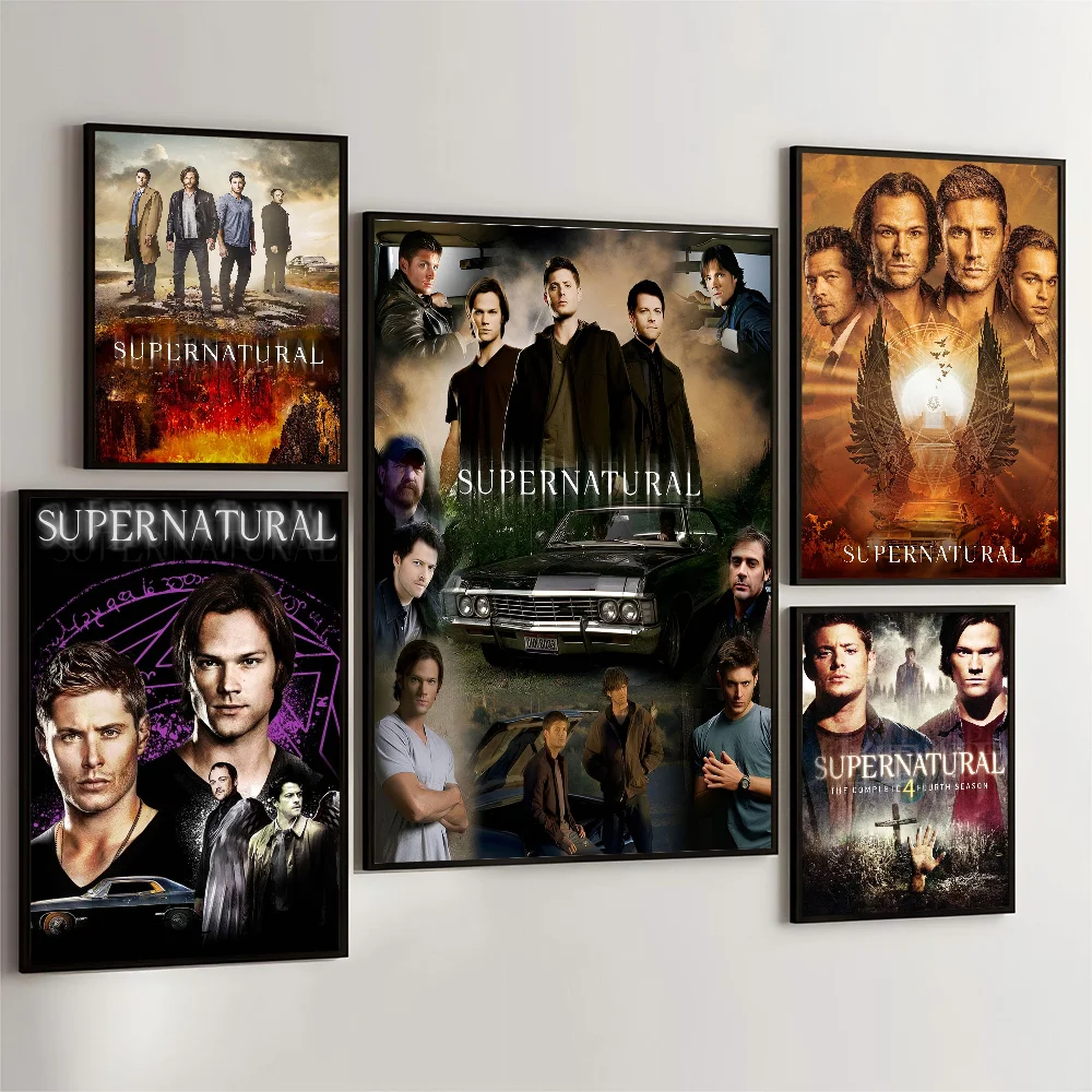 Tv Show Supernatural Good Quality Prints And Posters Vintage Room Bar Cafe Decor Home Decor