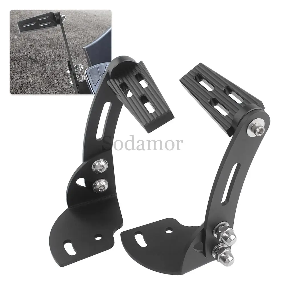 

Motorcycle Floor Board Highway Road Pegs FootRest Extensions Mounts Footpegs For Can Am Spyder F3 Factory Floorboard Adjustable