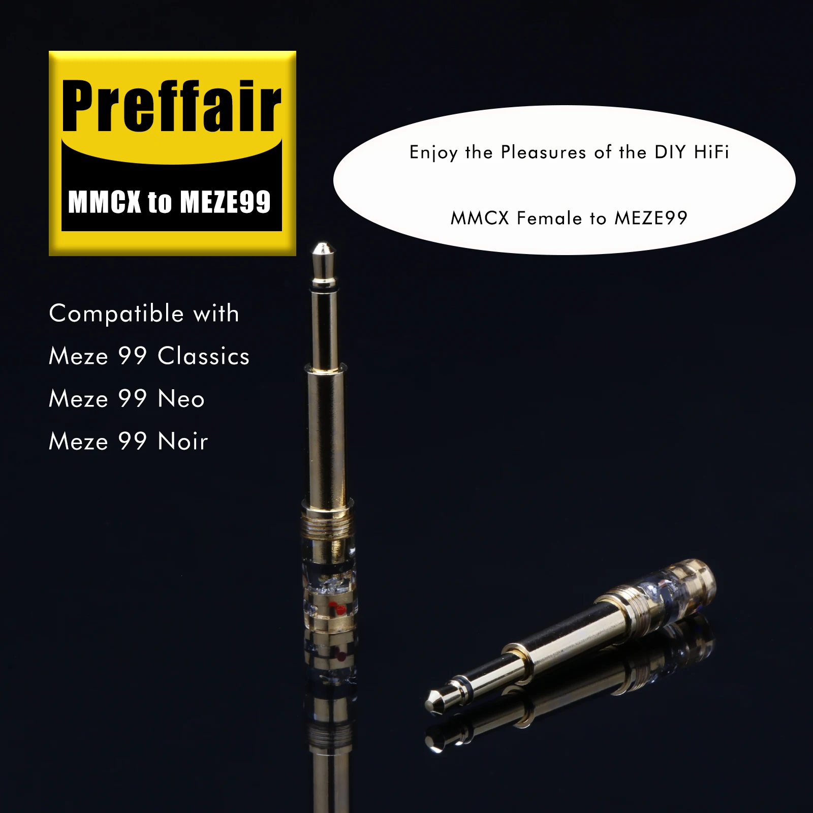 

Earphone Audio Converter MMCX Female to Meze99 DIY Headphone Adapter Connector