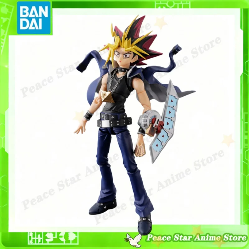 Bandai Original Anime Modelo Figura de ação SHF Yu-Gi-Oh! Yami Yugi Atem Presente de Natal Modelo Colecionável Brinquedos Crianças Em Estoque