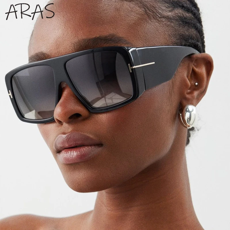 Oversized Square Sunglasses Women 2024 Luxury Brand Trending Big Frame Punk Sun Glasses For Men Gradient Shades Fashion Sunglass