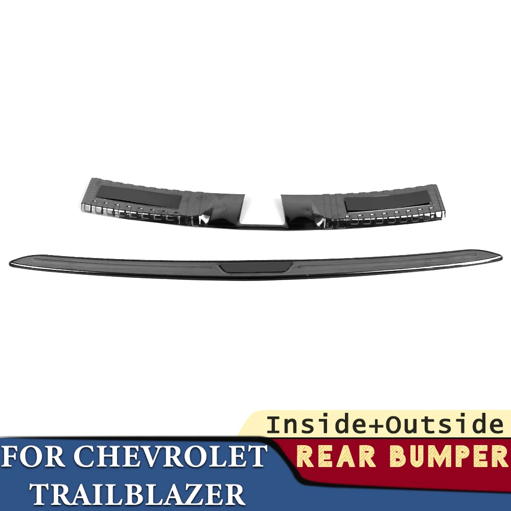 

Trunk Bumper for Chevrolet TrailBlazer 2019 2020 2021 2022 2023 2024 Car Accessories Stainless Rear Fender Protector Pad Cover
