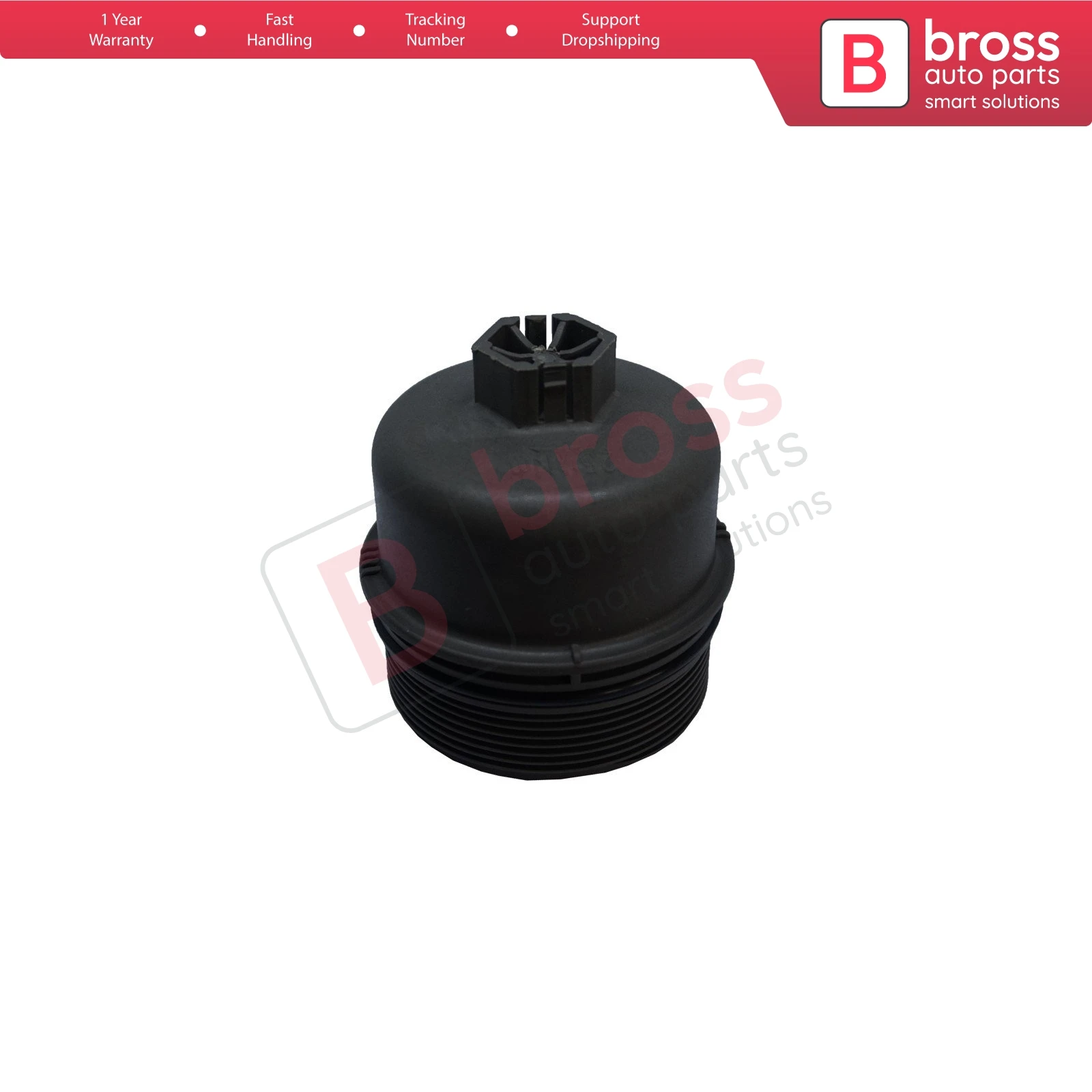 Bross Auto Parts BSP788 1 Piece Oil Filter Housing 5650993, 55197220,93186853 For Fiat 1.3 JTD Opel 1.3 CDTI Engines Ufi Systems