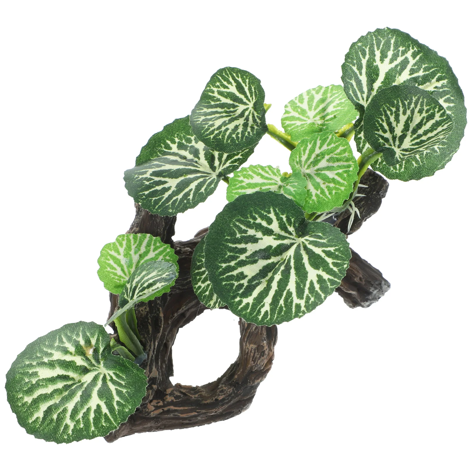 

Lifelike Plant nament Decoration Reptile Aquarium Tank Terrarium Vivid Resin Fake Plants Supplies Box Decor Fish Landscaping