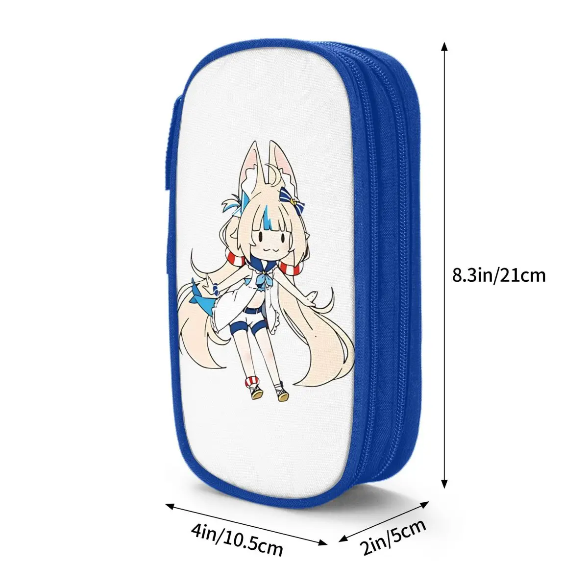 Sameko Saba Loading Screen Dancing Federmäppchen, niedliche Stiftbox-Tasche für Studenten, großes Fassungsvermögen, Büro-Federmäppchen mit Reißverschluss