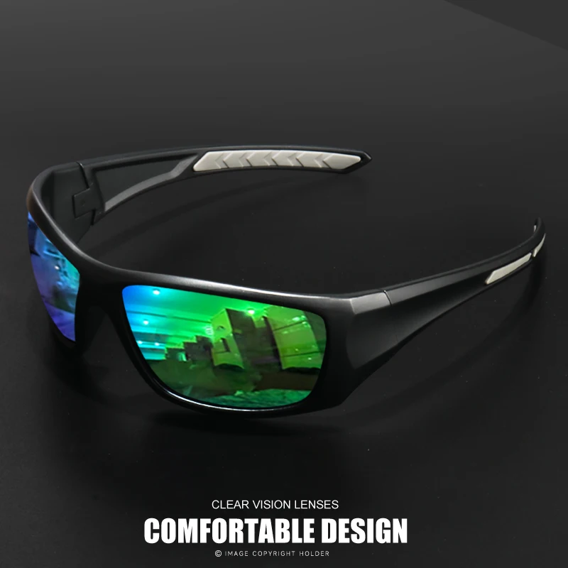 1pc/3pc unisex gepolariseerde sportzonnebril - onverwoestbaar frame, UV400-bescherming, ideaal voor fietsen, vissen en hardlopen
