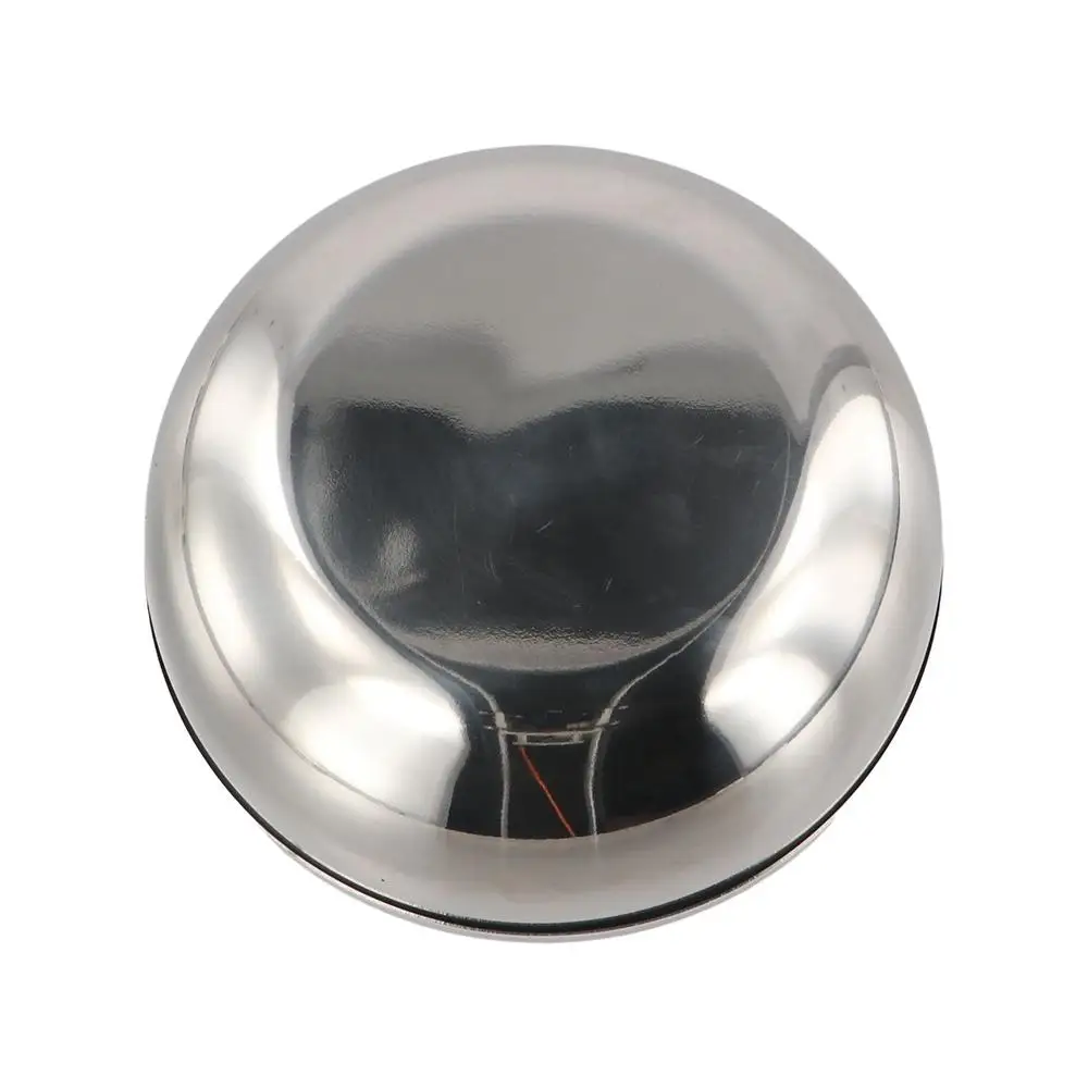 With Lid Korean Stainless Steel Bowl Single Layer Silver Rice Bowl Smooth Surface Round Children Bowl Cream Foam