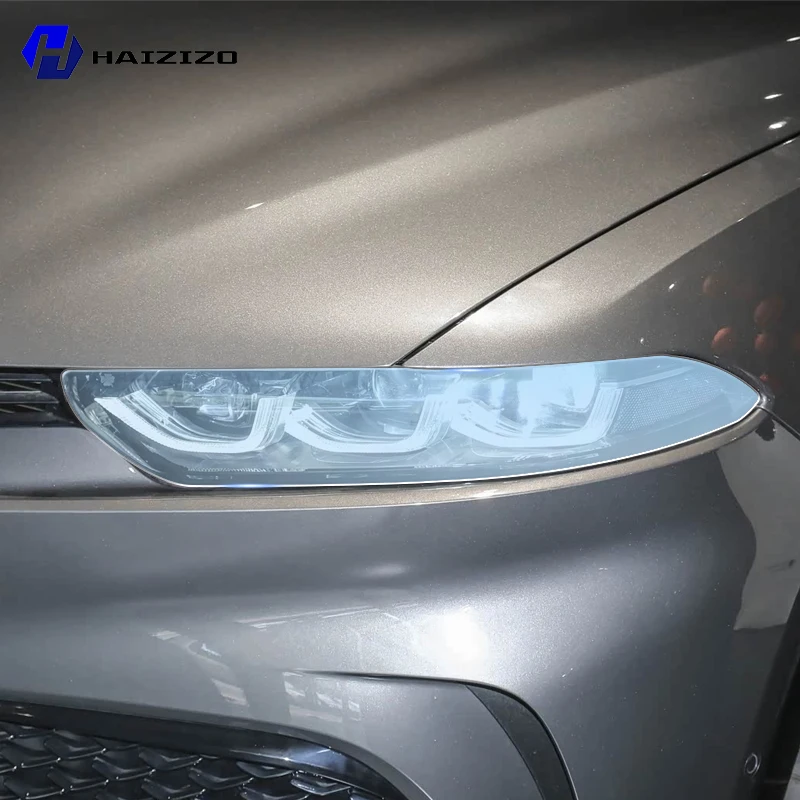 

For Alfa Romeo Tonale 2023-2025 Smoke Black Car Headlight Protective Film TPU Anti-Scratch Vinyl Wrap Kit for Auto Light Custom