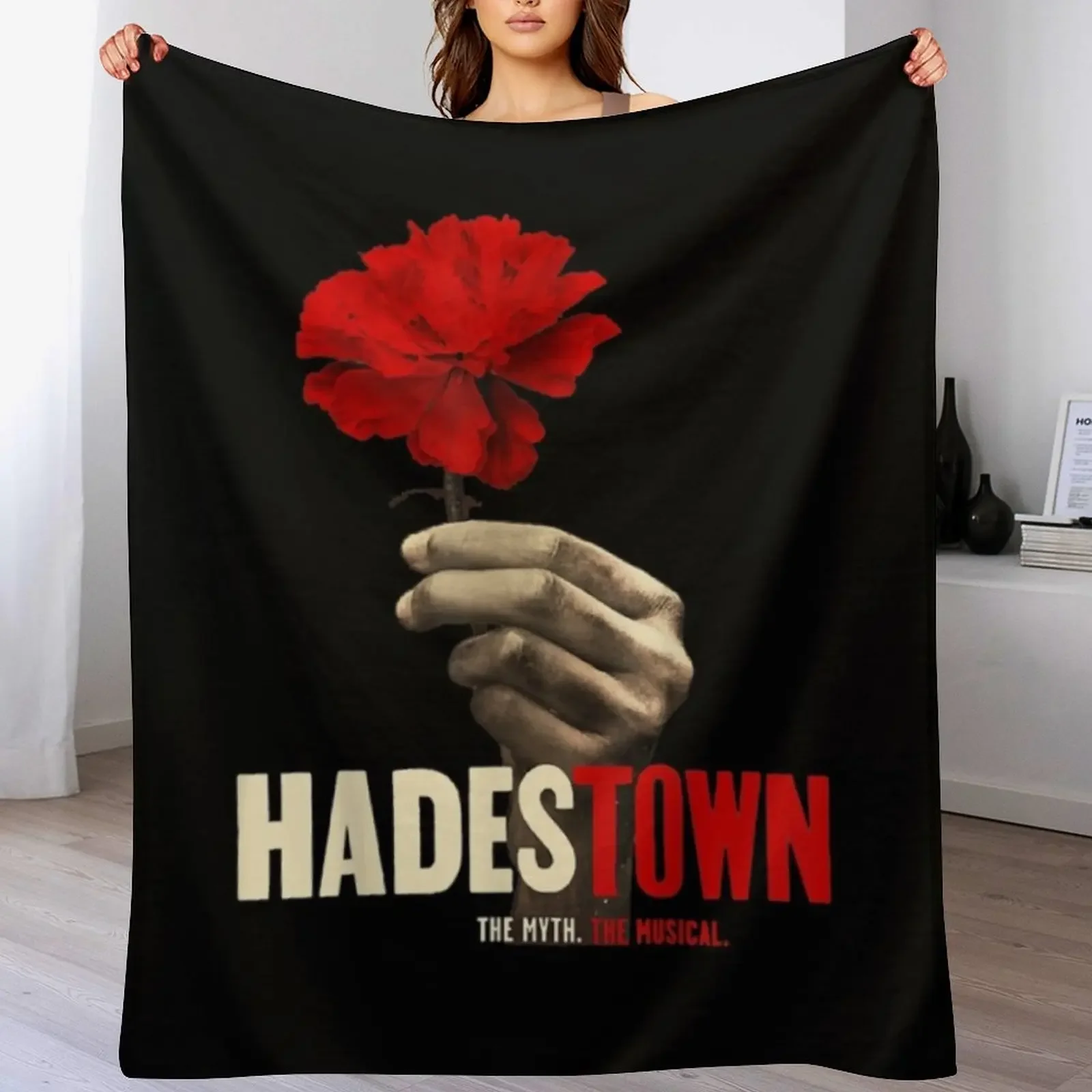 Hadestown - Hadestown flower - Hadestown The Musical Throw Blanket Camping warm for winter Flannels Baby Blankets