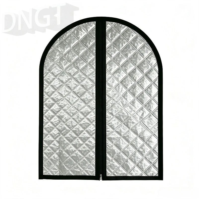 Arch Window Winter Thermal Curtain, Windproof Cold-Proof, Blackout Noise-Reducing, Self-Adhesive Drill-Free Sealed Window Cover