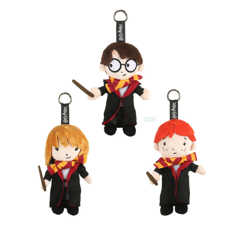 17cm escuela Ron Hermione Harry Potter lindo peluche uniforme universitario muñeca Kawaii juguete llavero encantador periferia decoración de la habitación