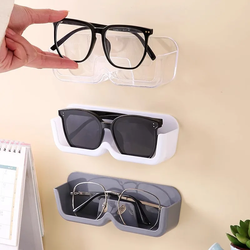 

Glasses Holder Stand Wall Mounted Creative Glasses Sunglasses Storage Rack Bathroom Accessories Organizer Wardrobe Decoration