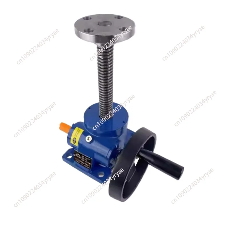 Screw lift, hand-cranked manual lift table, light and small lifting platform, electric four linkage screws