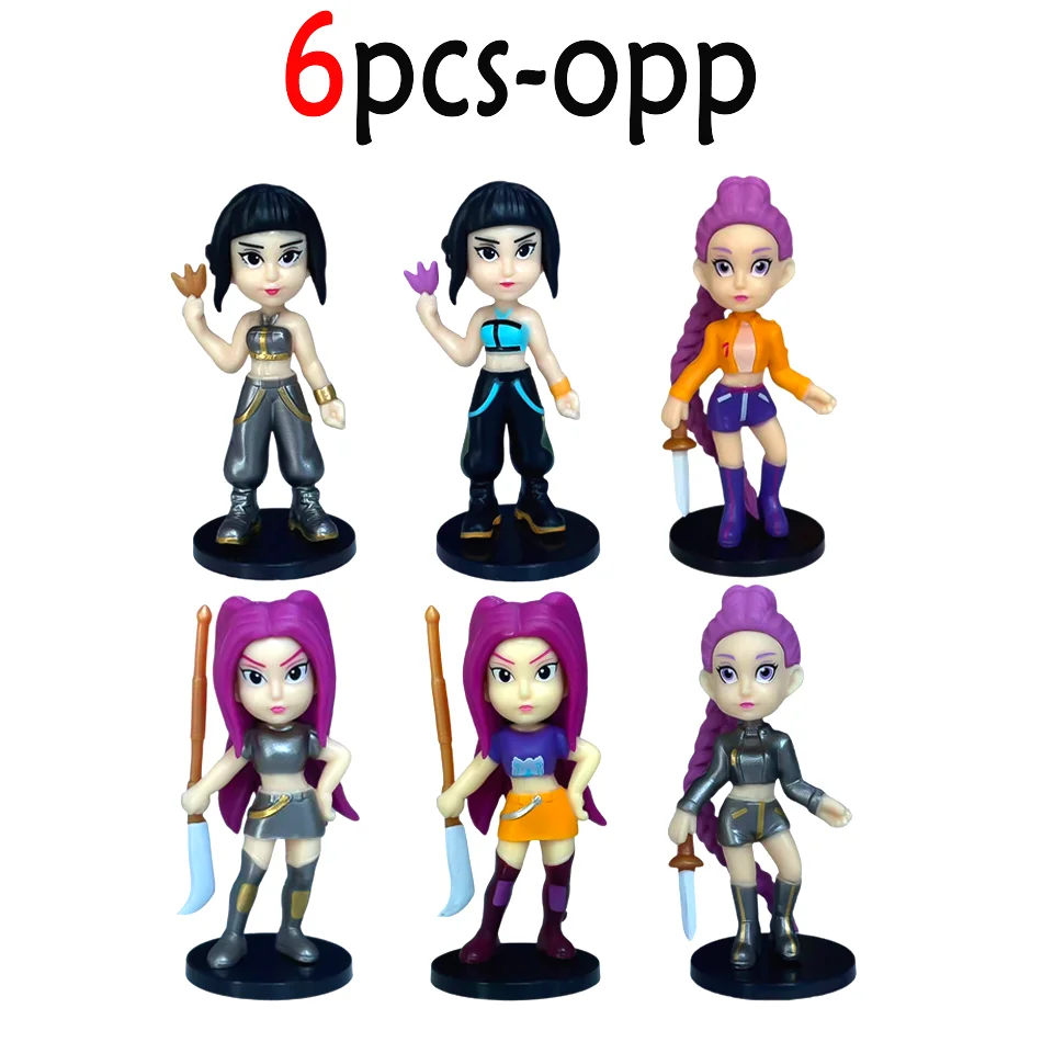 데빌 헌터 블라인드 박스 분해 재미 블라인드 백 소형 피규어 주변 모델 데스크탑 블라인드 박스 장식 생일 선물