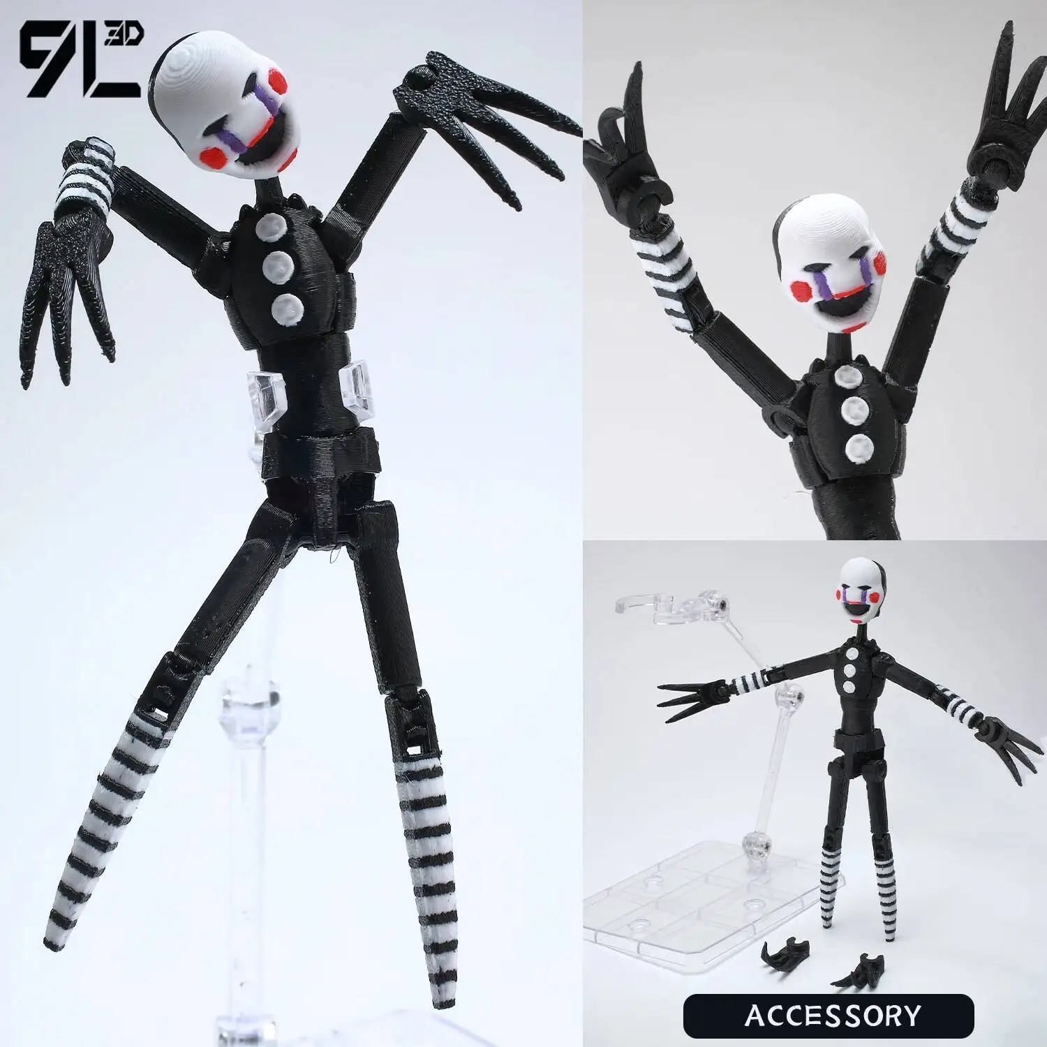9L3D Dummy13 Horror Game Figure Realistic Anime Model Toys Articulated Joints Classic Collectible Desktop Ornament Surprise Gift image 3
