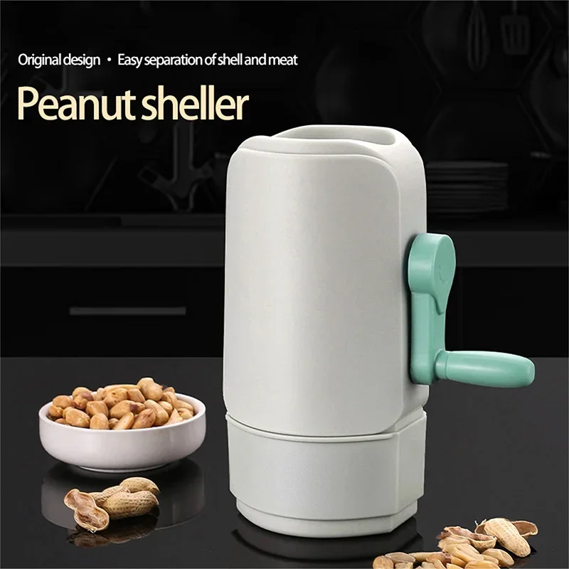 Automatic Peanut Shelling Machine Walnut Clip Peanut Walnut Sheller Hand Cranked Tool Multifunctional Shelling And Peeling Tool