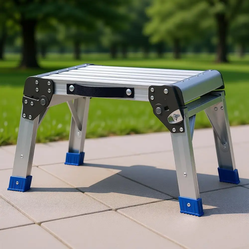 

Легкая портативная складная подставка-табурет с ручкой для переноски, грузоподъемность 350 фунтов