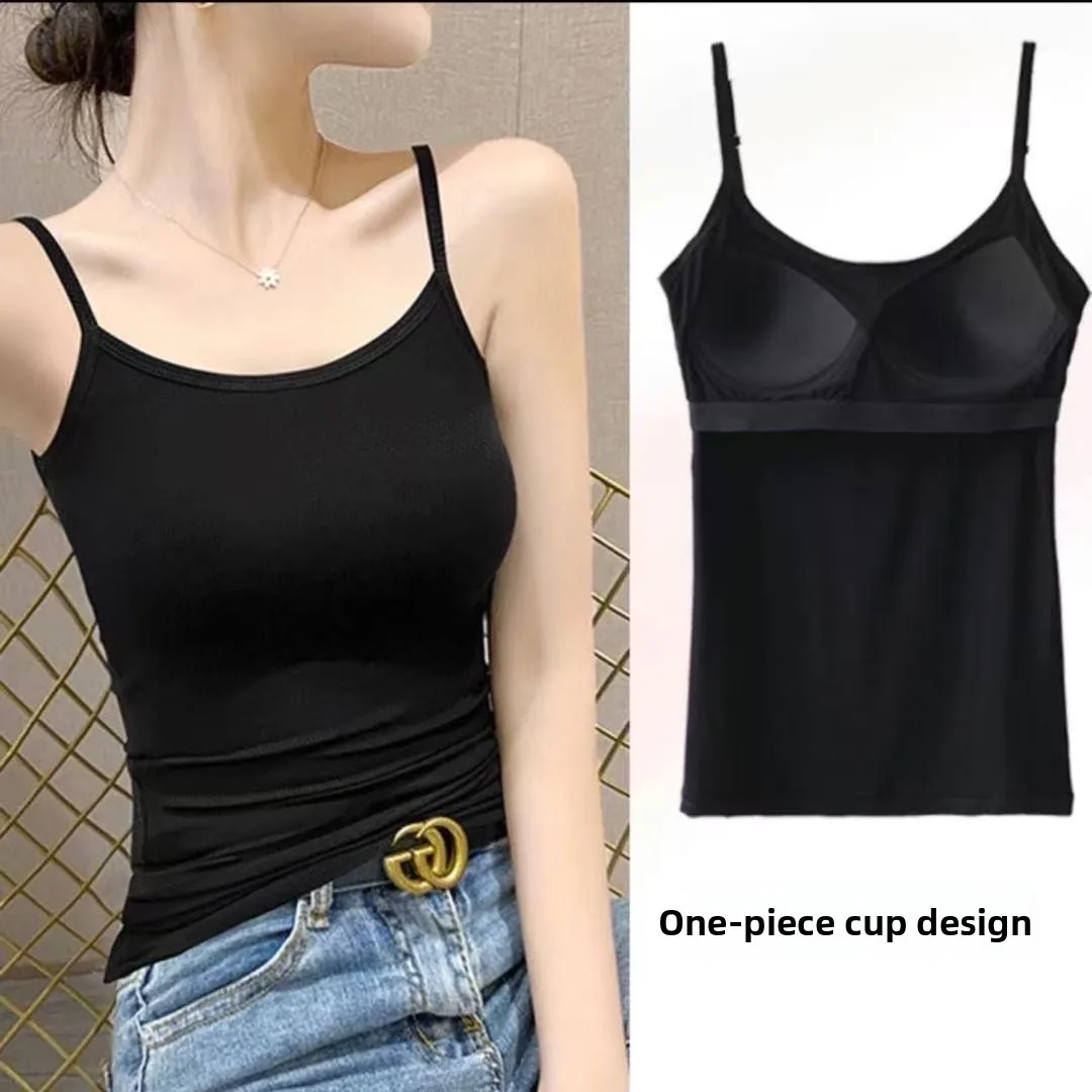 

Modale Modal Tank Top Women's Inner Wear Summer Base Shirt Slim Strapless Outerwear Top Single Two-Piece Set Luxury Style